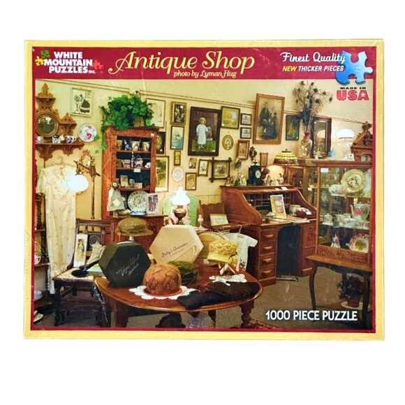 NEW White Mountain Antique Shop 1000 Piece Jigsaw Puzzle Thicker Pieces SEALED - Picture 1 of 4